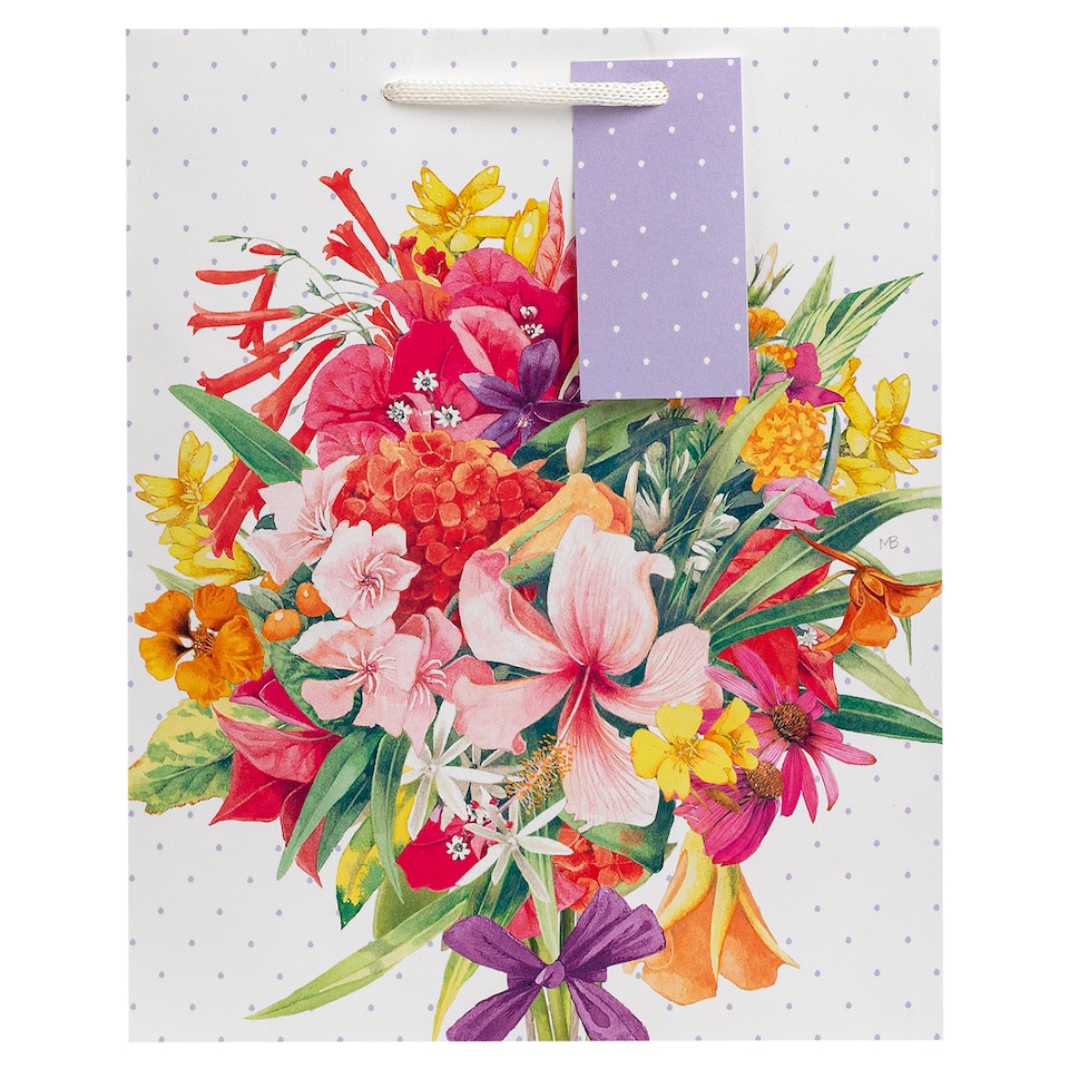 image 1 of Hallmark Pack Of 3 Gift Bags - 3 Sizes - 3 Floral Marjolein Bastin Designs