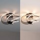 image 7 of ValueLights Infinity Black Swirl Integrated LED Ceiling Fan & Remote