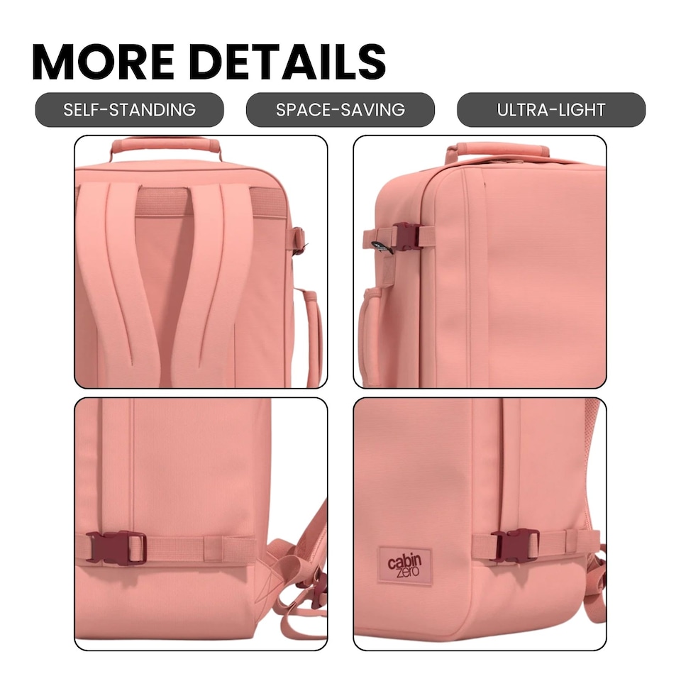 image 1 of CabinZero Classic Cabin Backpack 36L, Carry-on Approved with Lightweight Build