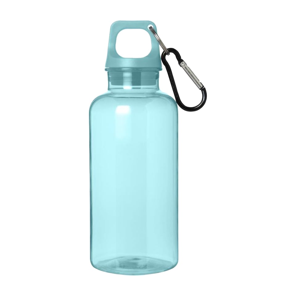 image 1 of Oregon Plastic 400ml Carabiner Water Bottle | Blue | Turquoise | 1