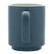image 2 of XD Collection Stackable Ceramic 180ml Mug - Blue/White - One Size