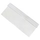 image 1 of Beko Freezer Drawer Front Basket Handle Cover 445mm x 190mm Clear