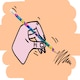 image 4 of Pack of 12 Gamer Design Pencils with Eraser