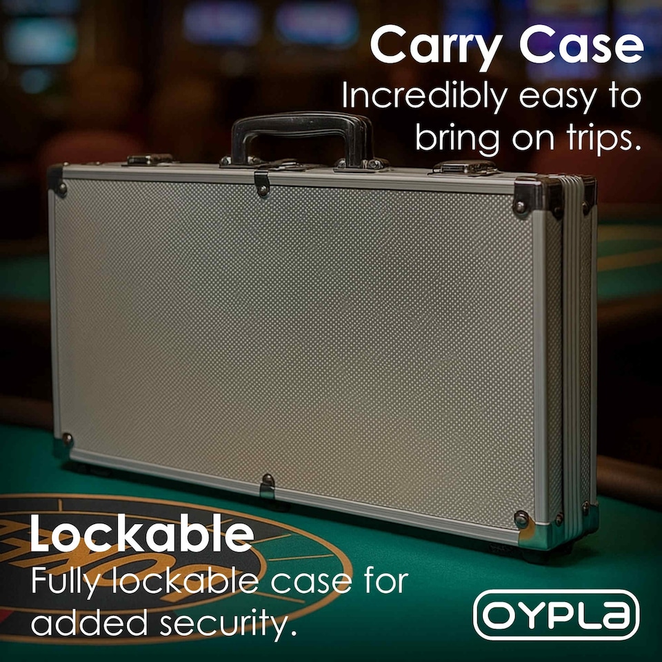 image 1 of Poker Set - 300 Piece Complete With Casino Style Case