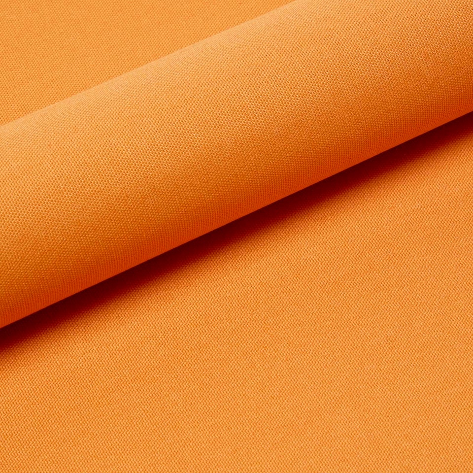 image 1 of Homescapes Pure Cotton Plain Burnt Orange Fabric 150cm Wide | Orange | 150cm(60") wide, sold per metre length