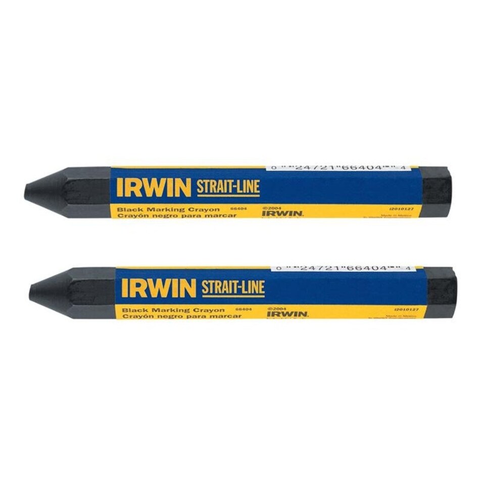 Irwin Strait-line Crayon - Multi Colour - (card 2) Black