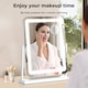 image 3 of Emitto Hollywood Mirror Vanity Makeup Mirror with Light 360°Rotation Tabletop
