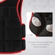 image 3 of HOMCOM 20KGS Adjustable Weight Vest Running Gym Training Weight Loss, Red