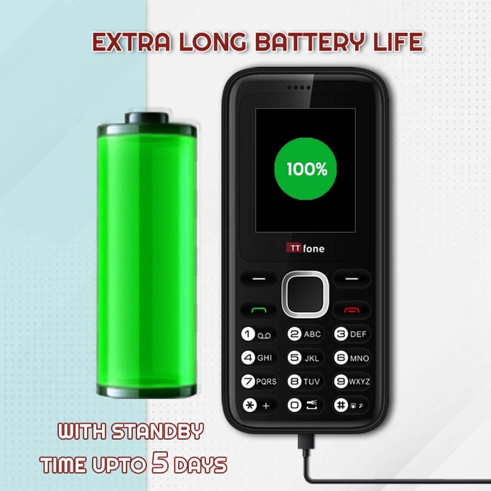 image 1 of TTfone TT150 Mobile Phone Blue - EE Pay as you go