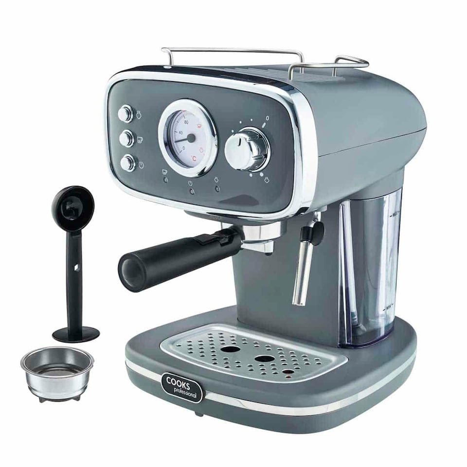 image 1 of Cooks Professional Retro Espresso Machine