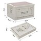 image 1 of Living and Home  Foldable Storage Box - White 45L