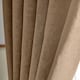 image 4 of Chenille Blackout Pencil Pleat Top Curtains 117cm x 229cm Beige | Brown | Beige | 1