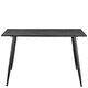 image 2 of Monza Table 120 Fishbone GreyoakBlack120x80x76cm Grey | Fishbone Greyoak/Black