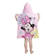 image 3 of Disney Minnie Mouse Bow Hooded Towel - Pink/Multicoloured - One Size Pink | One size