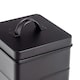 image 5 of Harbour Housewares Black Vintage Metal Kitchen Biscuit Tin Kitchen Caddy Kitchen Storage Containers Canister