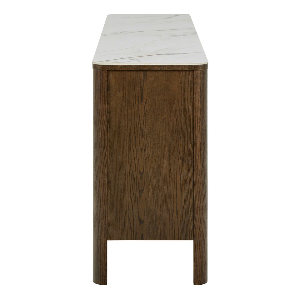 image 1 of Southampton Sideboard With 2 Doors 2 Drawers and 2 Shelves in Cream Ceramic Cream