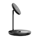 image 3 of SilverLabel 2 in 1 Wireless Charging Stand Black