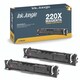 image 2 of 2x Compatible HP 220X Magenta Toner Cartridge Pink