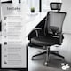 image 2 of Office Chair Phoebe - ergonomic shape, lumbar support, adjustable headrest