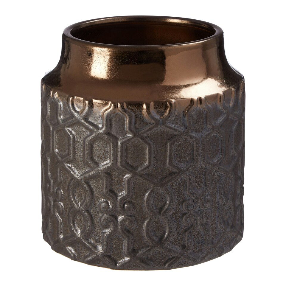 image 1 of Zircon Large Planter Brown
