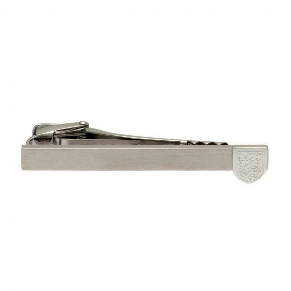 image 1 of England FA Stainless Steel Crest Tie Clip - Silver - One Size