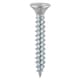 image 1 of Timco - Twin-Threaded Woodscrews - PZ - Double Countersunk - Zinc (Size 5 x 5/8 - 200 Pieces)