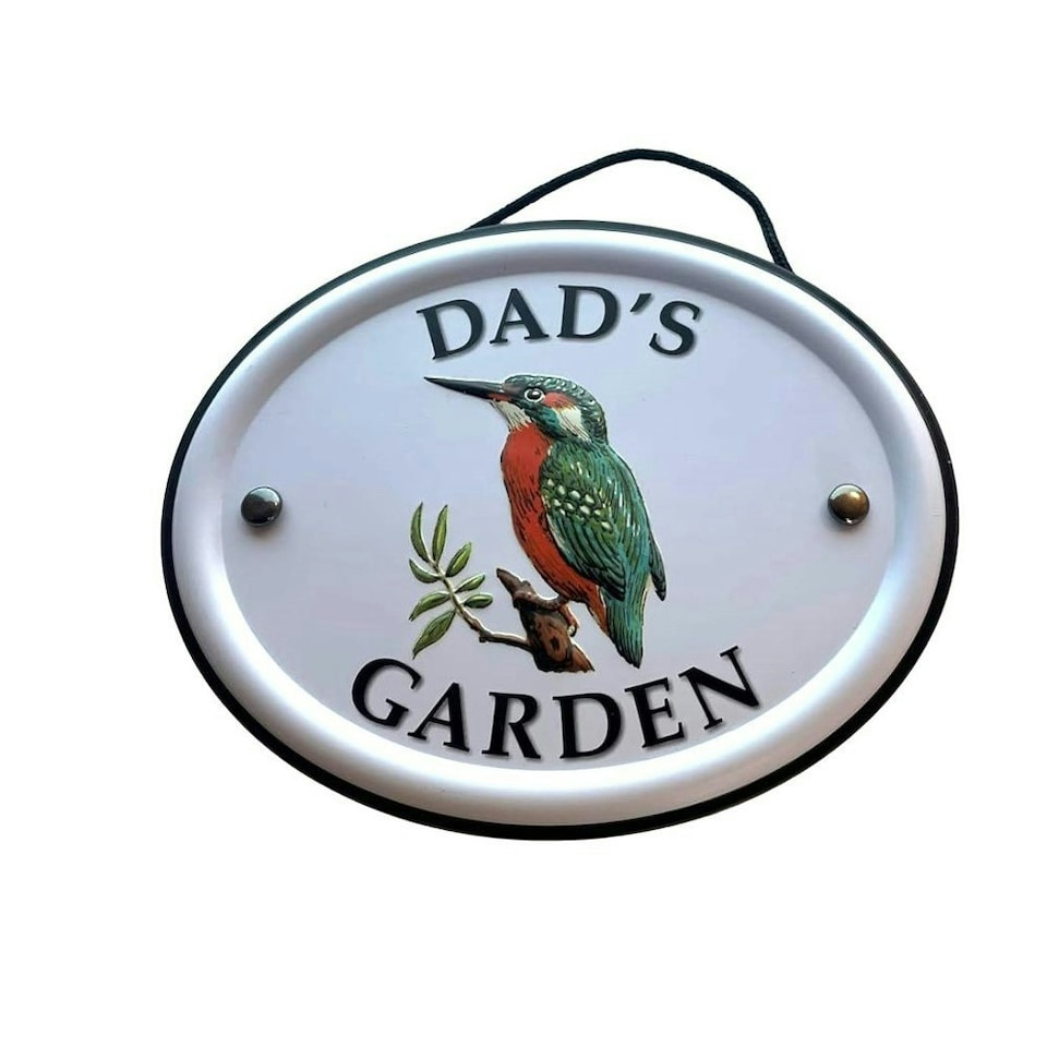 Decorative Bird Garden Sign - Dad