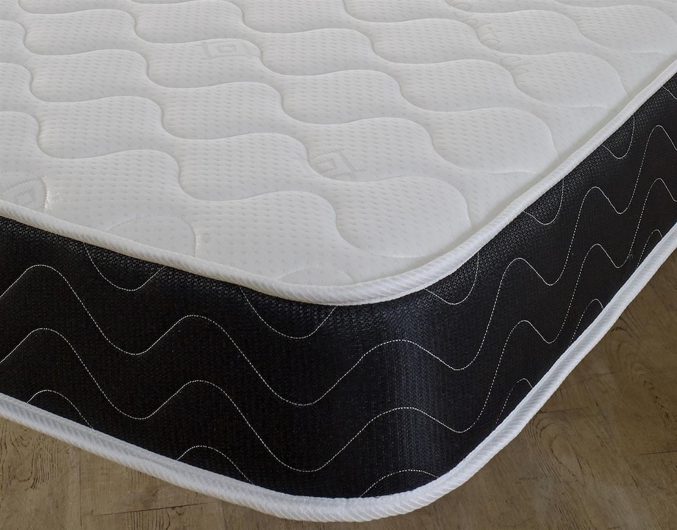image 1 of 7 Inch Memory Foam Spring Anti-Bac Mattress for Single Double King | White | Small Single