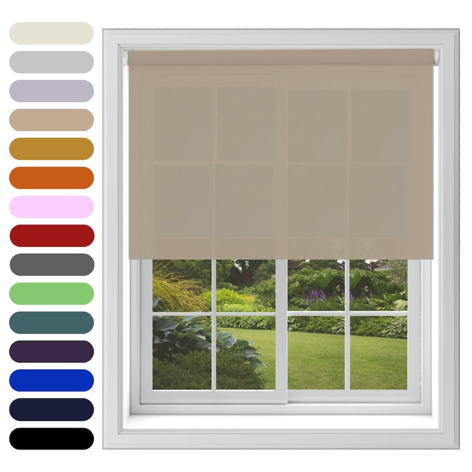 image 1 of Daylight Roller Blind 90cm x 160cm Brown | Cappuccino