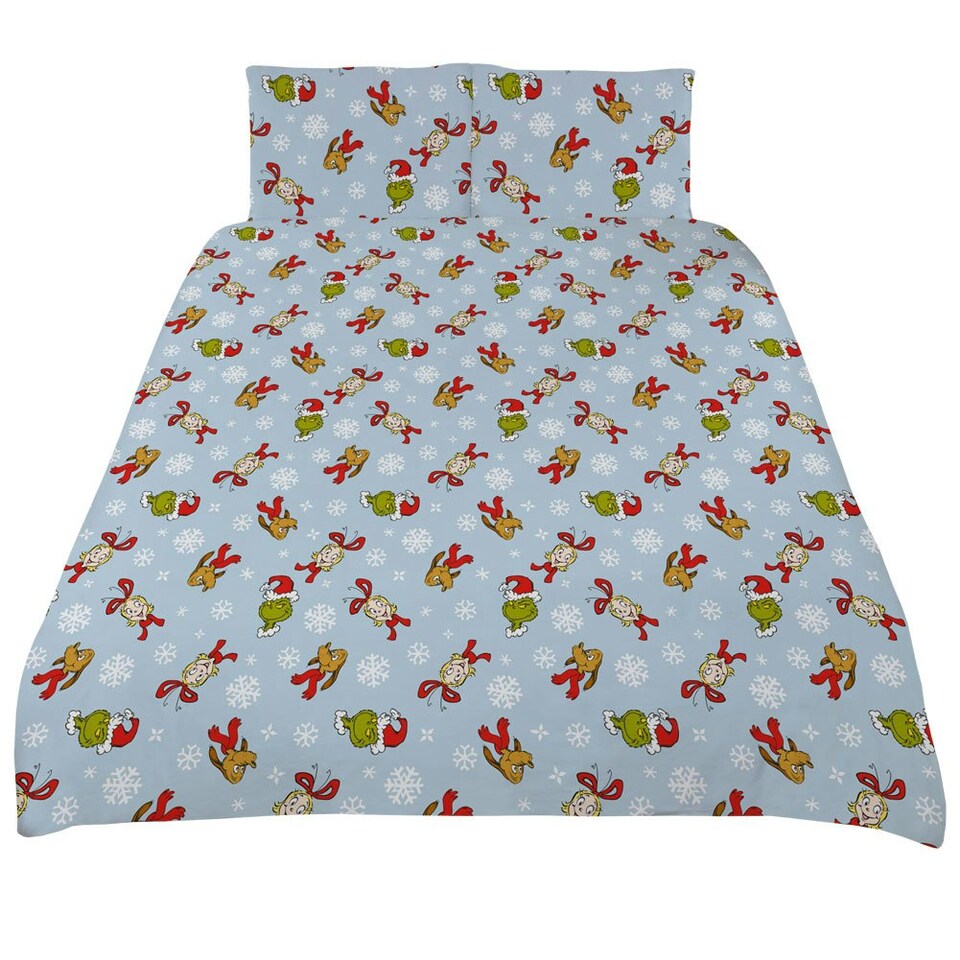 image 1 of The Grinch Duvet Cover Set - Multicoloured - Double Multi | Double