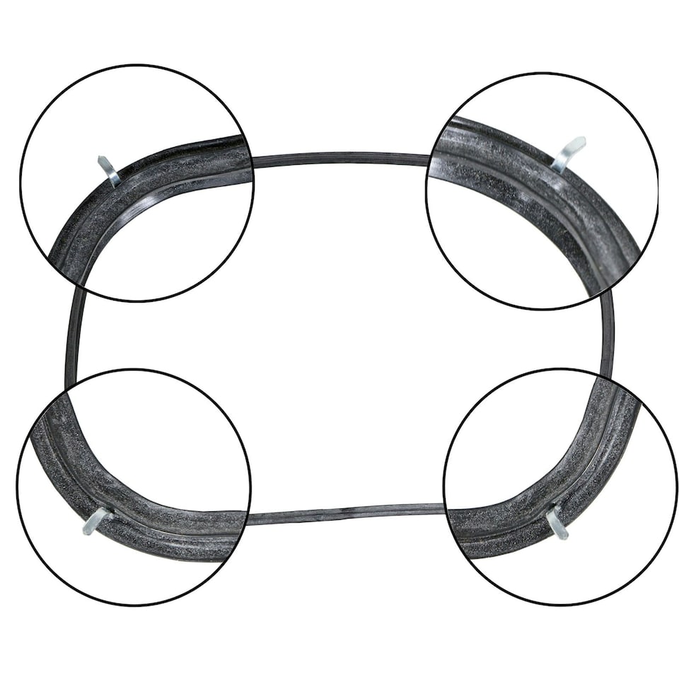 image 1 of SPARES2GO Door Seal Gasket for Lamona LAM4602 Oven Cooker