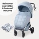 image 9 of MB160 Plus Pushchair - Blue Plaid