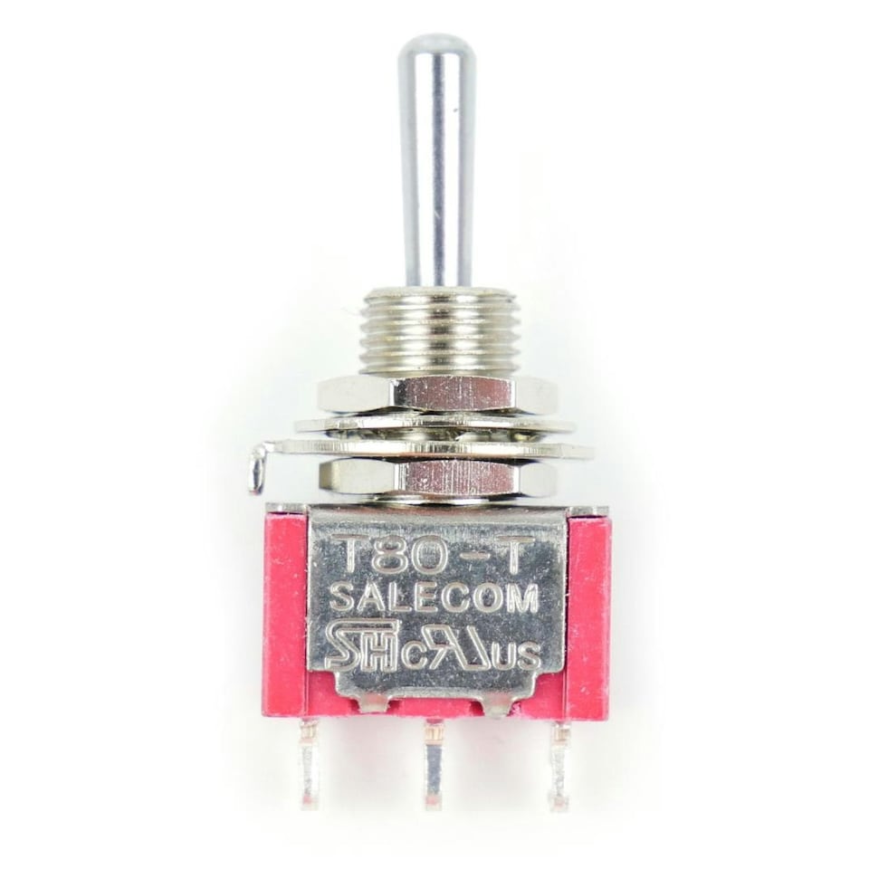 image 1 of Gaugemaster Electric SPDT Centre Off Mini Toggle Switch
