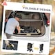image 4 of PawHut Pet Stroller Pushchair Carrier for Cat Puppy with 3 Wheels Dark Grey