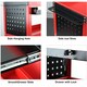 image 3 of 3-Tier Heavy Duty Tool Trolley Cart with Drawer Roller Cabinet for Garage & Workshop