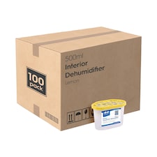 Harbour Housewares Interior Dehumidifiers - 500ml - Lemon - Pack of 100