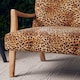 image 2 of Interiors by Premier Cefena Leopard Print Chair Brown