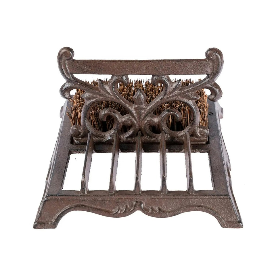 image 1 of Homescapes Cast Iron Boot Scraper and Cleaner