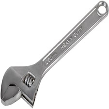 DURATOOL - 10" (250mm) Chrome Finish Adjustable Spanner