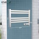 image 4 of ENER J Electric Heated Towel Rail 100W 5 Bar Wall Mounted Infrared White IP24