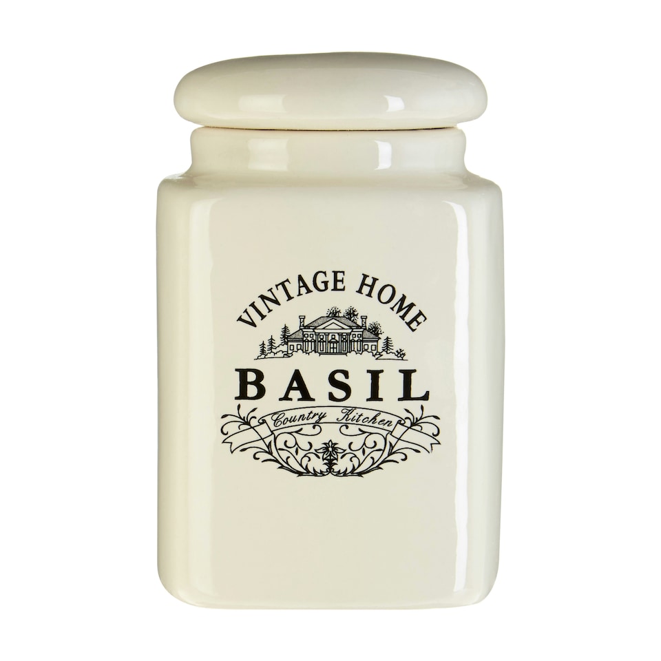 image 1 of Maison by Premier Vintage Home Set of Six Cream Spice Jars