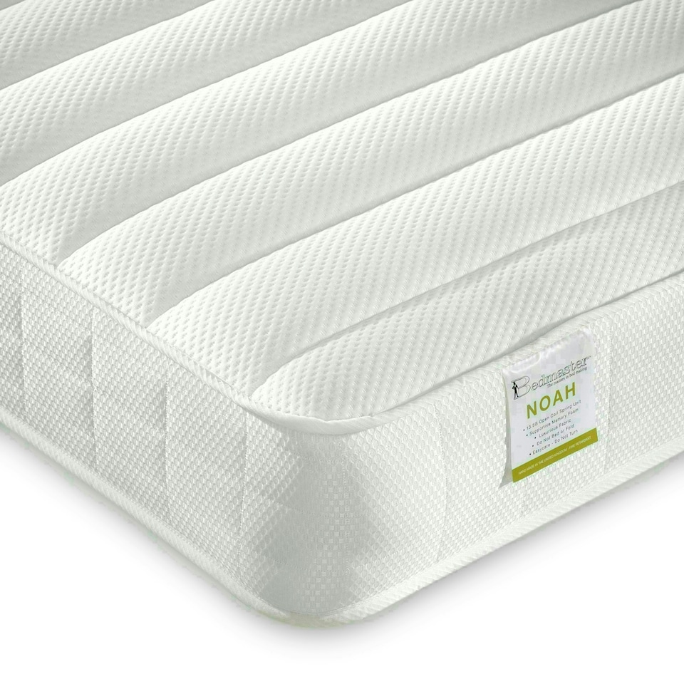 image 1 of Carra Triple Sleeper Bunk White And Noah Memory Foam Mattresses