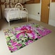 image 3 of Pink flower (Rug) Pink | Medium: 80x150cm