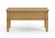 image 3 of Corona Antique Wax Open Coffee Table - Sturdy Chunky Legs with Decorative Metal Pins | Brown | Antique Wax | One Size | 1