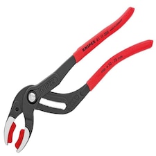 KNIPEX Plastic Pipe Grip Pliers  Plastic Jaws Black 250Mm - 75Mm Capacity