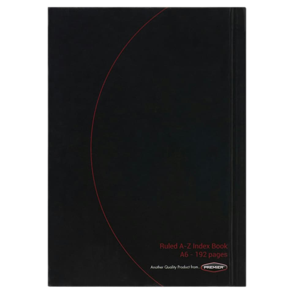 image 1 of A6 192 Pages A-Z Index Book by Concept