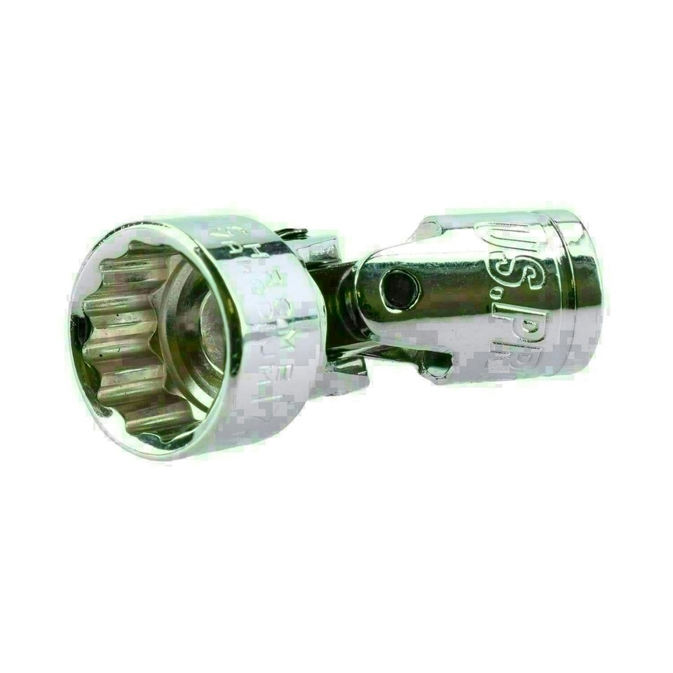 image 1 of 17mm Universal Joint Metric Socket 3/8" Drive 12 Point Flexible Wobble Knuckle