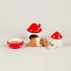 image 7 of Scruffs Small Pet Toadstool Ceramic Set - House, Food Bowl & Water Well