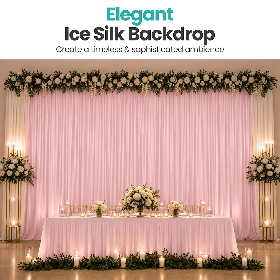 image 1 of 3x6m Spandex Backdrop Photography Background Drapes with Rod Pocket