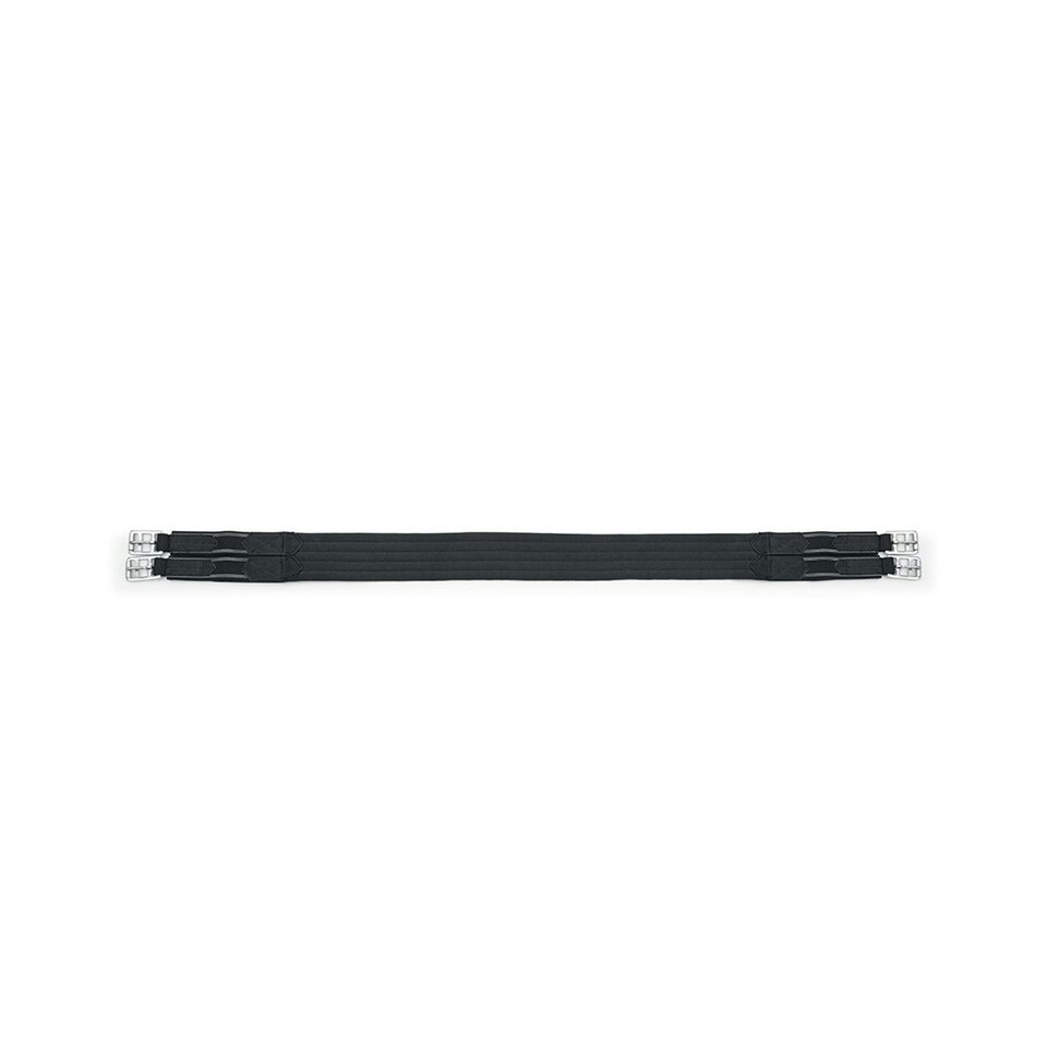 image 1 of Shires Burghley Elastic Horse Girth - Black - 54in